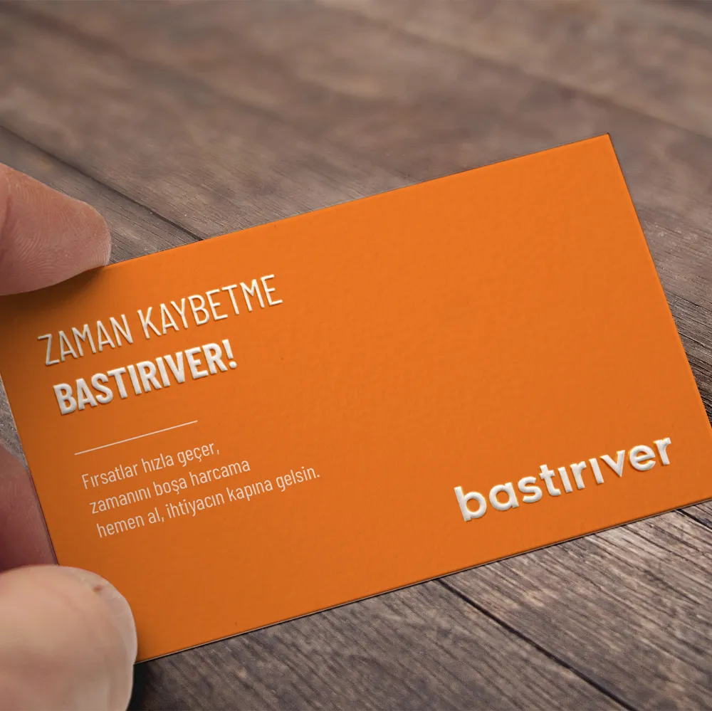 3 Boyutlu Gofreli Kartvizit